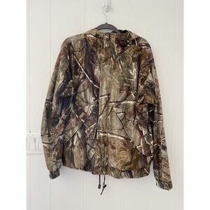 Game Hide Realtree Mens Jacket‎ Sz Lrg Camo Full Zip Long Sleeves Hood